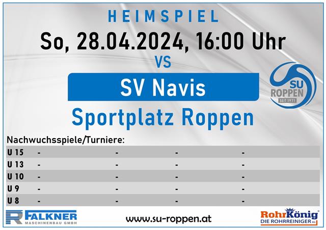 Heimspiel SU Roppen vs. SV Navis